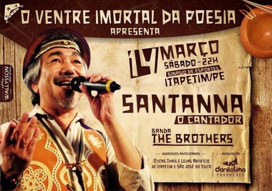 Show Santanna O Cantador em Itapetim-PE 14.03.2015